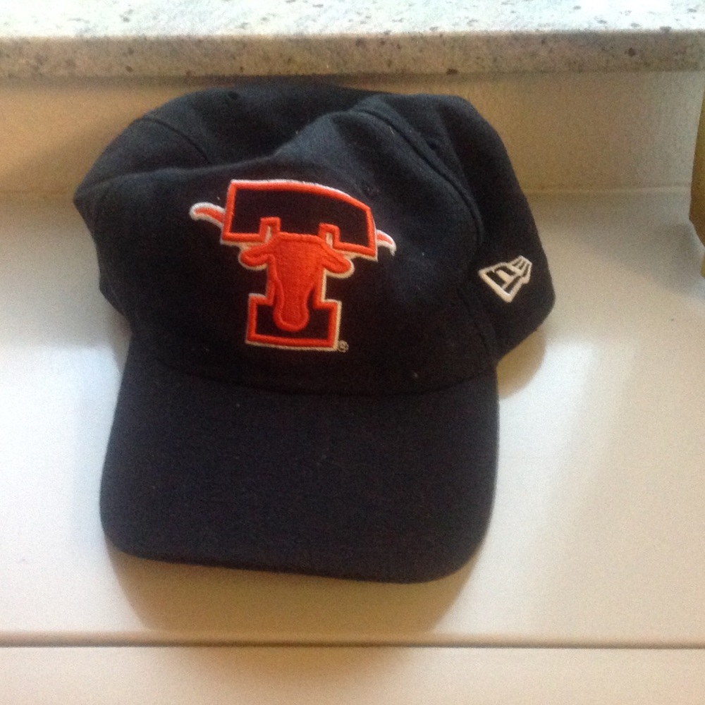 New Era Texas Longhorn Hat Blue Embroidered 7 1/2
